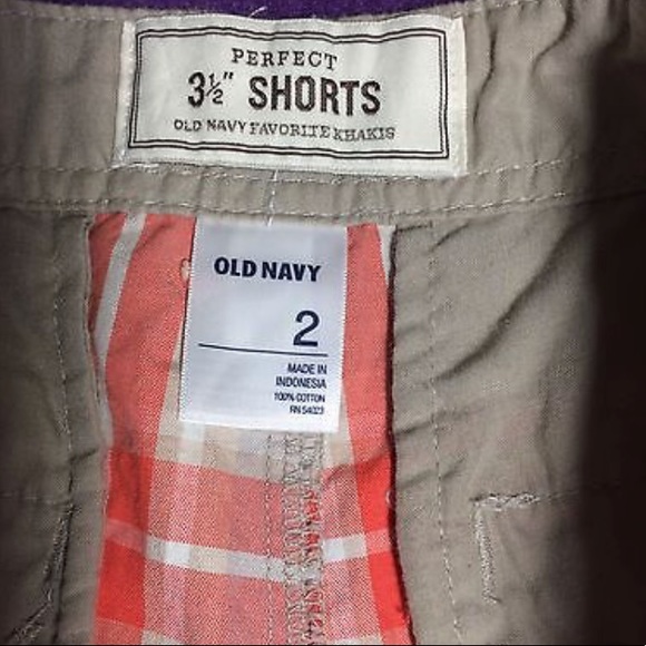 4/$25 Sale Old Navy Favorite Khakis Perfect Shorts - Picture 7 of 8